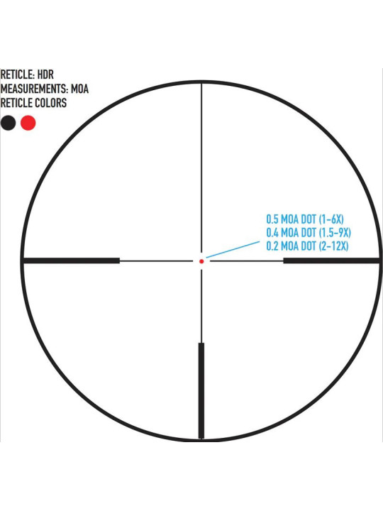 Sightmark Presidio 1-6*24 optiskais tēmeklis