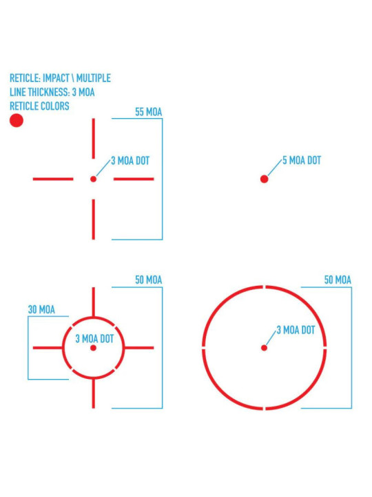 Firefield Impact XLT holotēmeklis Firefield Impact XLT holotēmeklis